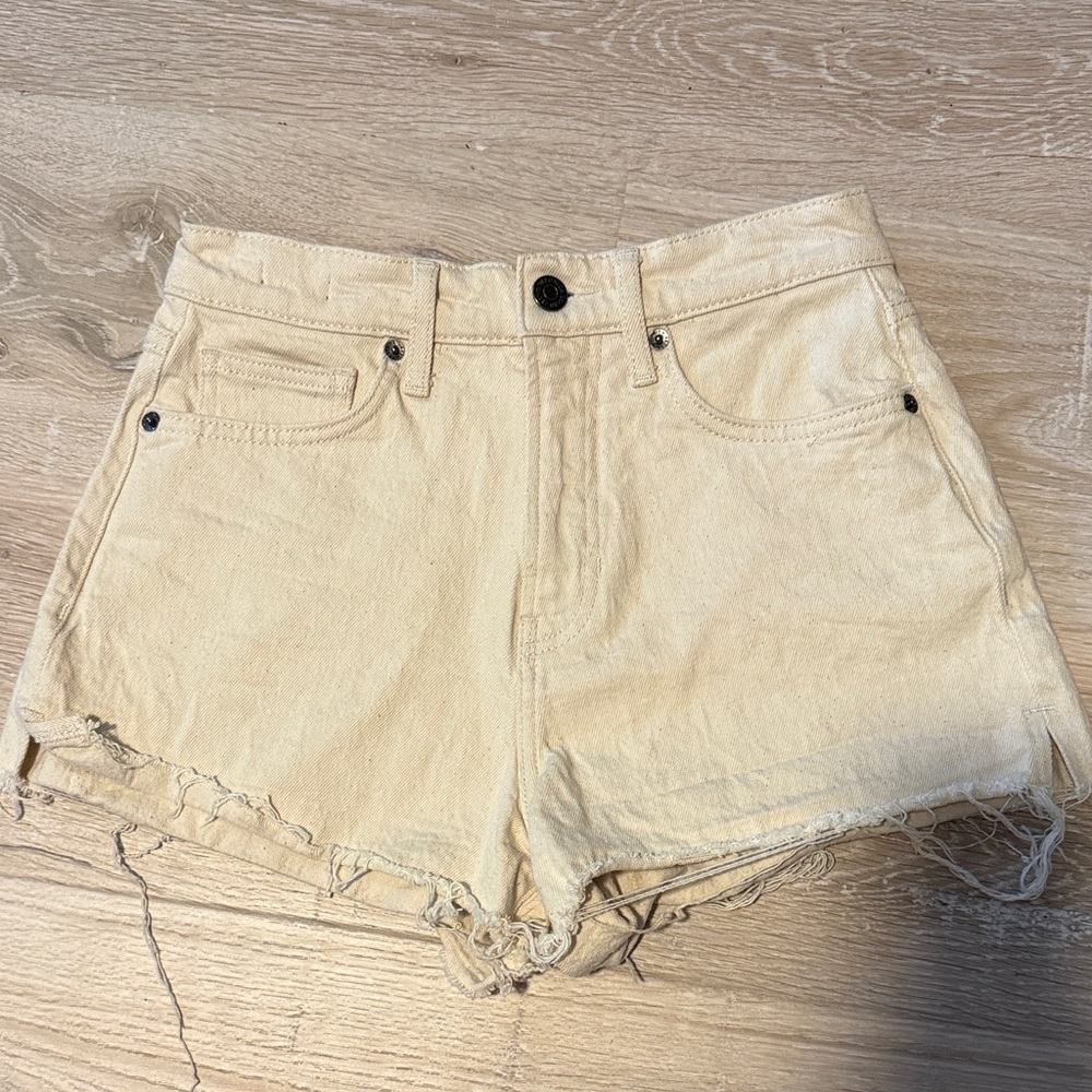 Veronica Beard Beige Jean Shorts